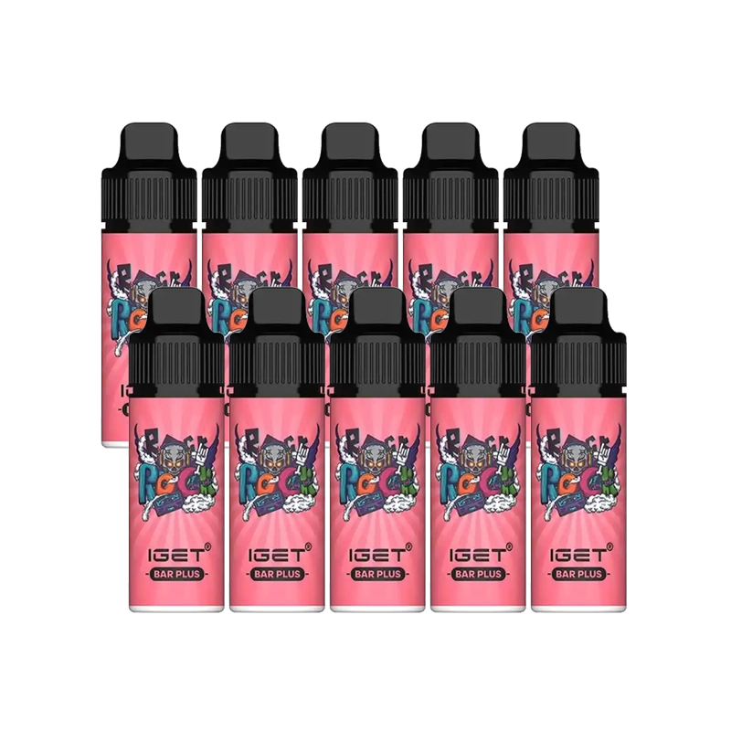 IGET BAR PLUS - GRAPE PEACH ICE 10 PACK - 6000 PUFFS