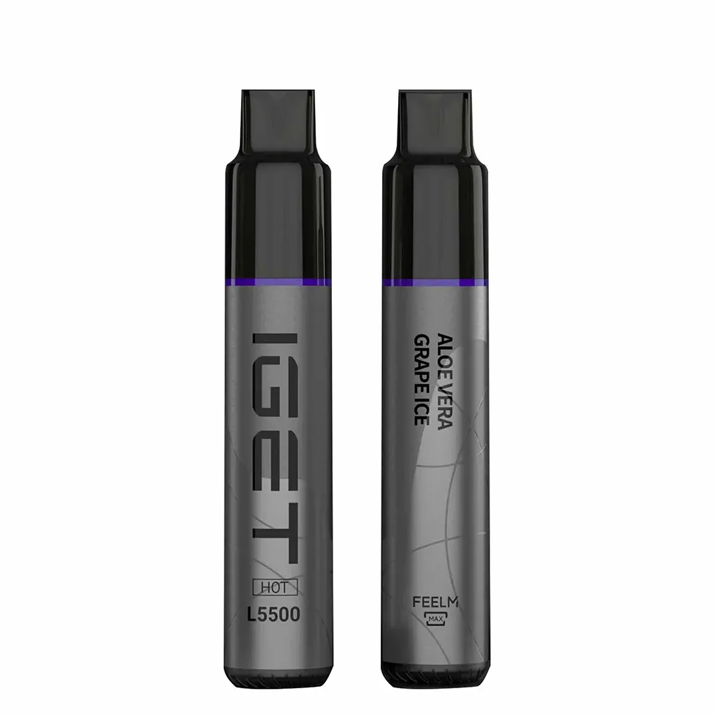 IGET HOT - ALOE VERA GRAPE ICE - 5500 PUFFS